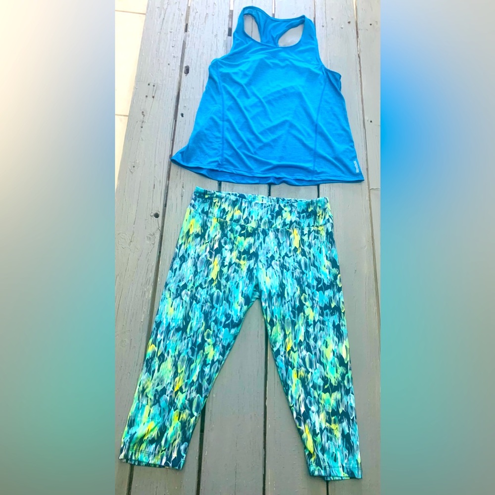 MARIKA TEK- Capri Length Leggings/Yoga/workout Pants.